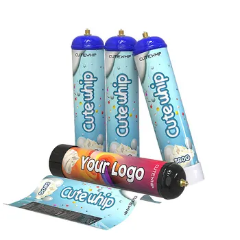 580G Hot Selling Original factory 0.95L Cylinder whip Cream Charger Wholesale 580g Gas Canister Whipped Cream Chargers
