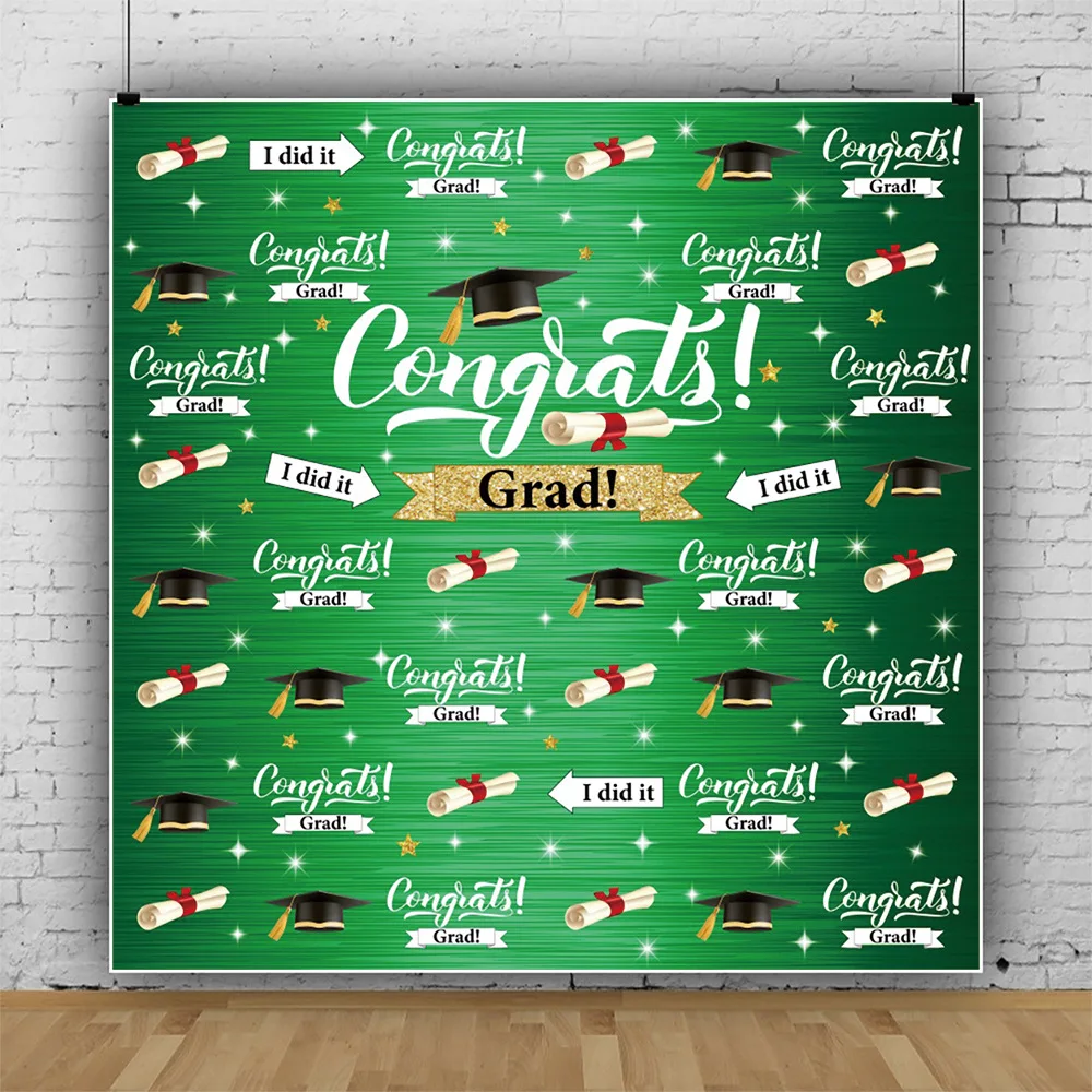 10X10FT 2024 Graduation Decorations Class of 2024 Decorations Congrats