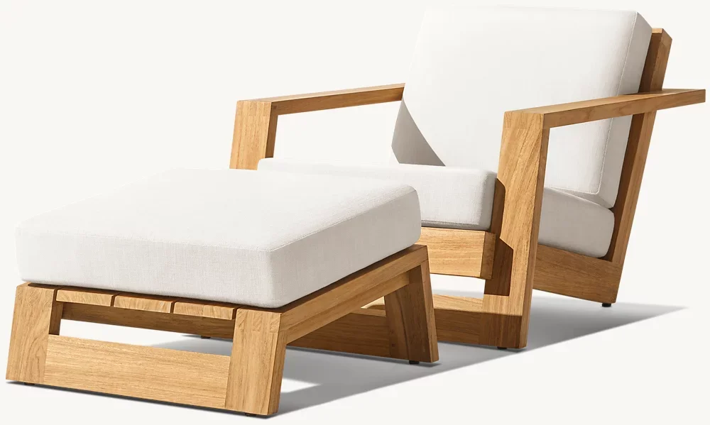 Modern Luxury Outdoor Chairs Garden Used Patio Furniture Teak Sofa Set