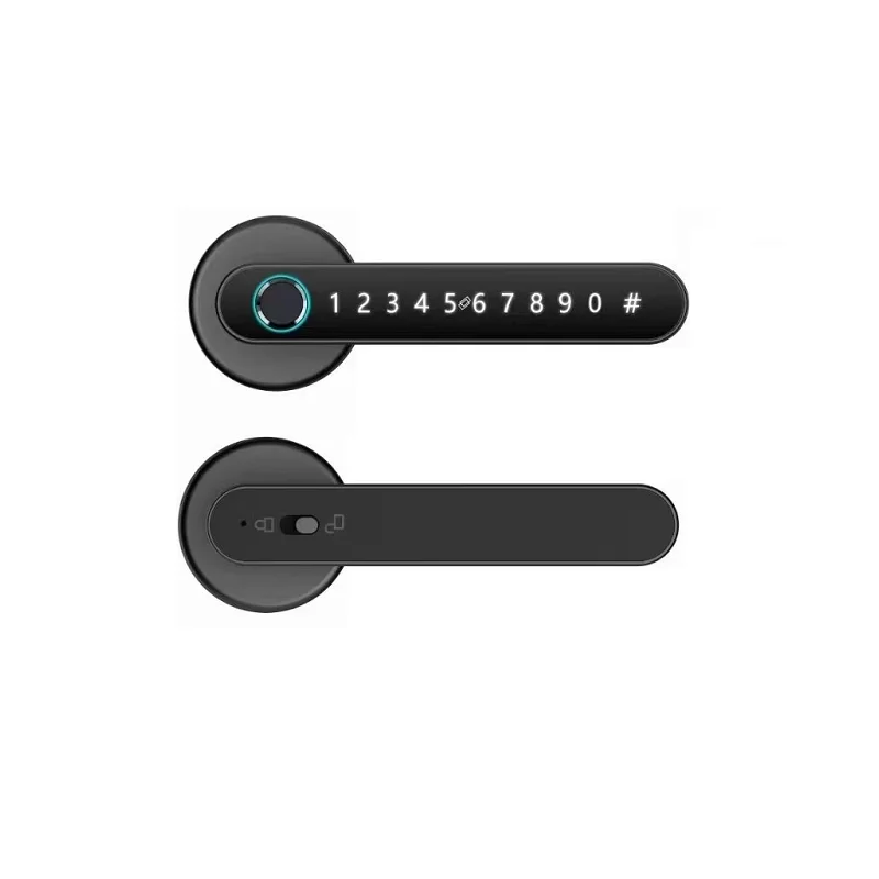TTLock Fingerprint Lock Level Fingerabdruck Turgriff Smart Lock Phone APP Control RFID Card Door Handle
