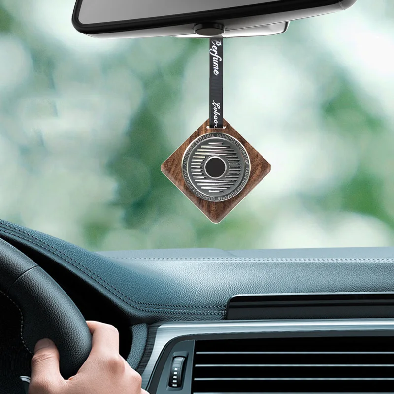 Personalized Custom Logo Car Paper Box Air Freshener Perfume Hanging Scents Air Freshener Case for Car Air Freshener