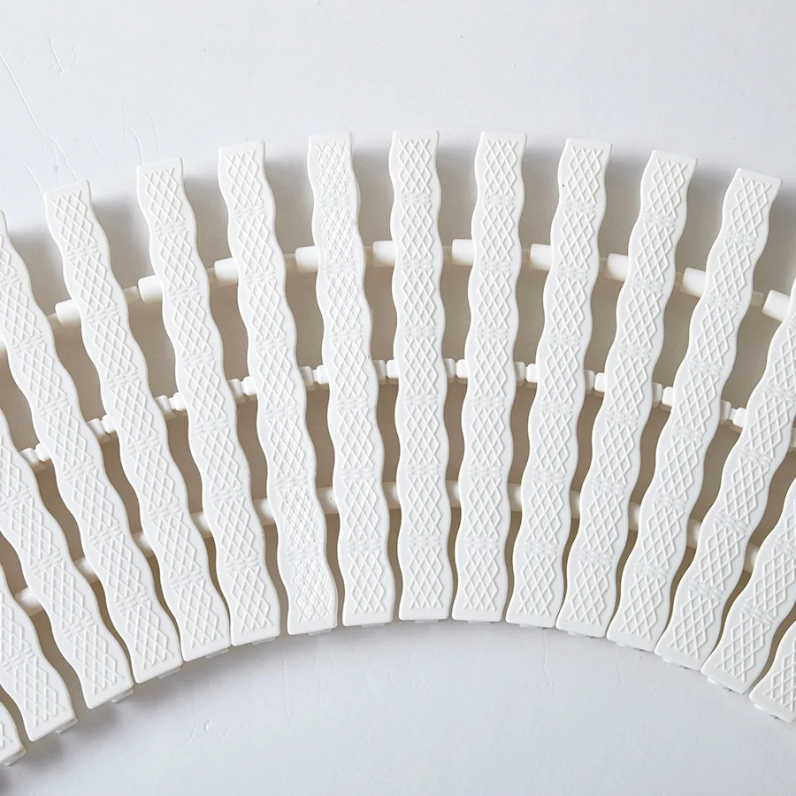 Bluwhale Customize Length Swimming Pool Wave Shape Grating Grille Non Slip PPS Overflow Grating