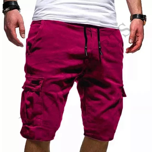 Wholesale Apparel stock Cargo Summer Shorts Jogger Solid Color Of Short Casual Comfortable Shorts Outdoor Shorts For Men281_voghion.com