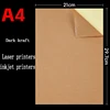Dark colored kraft