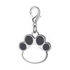 Black cat paw shape