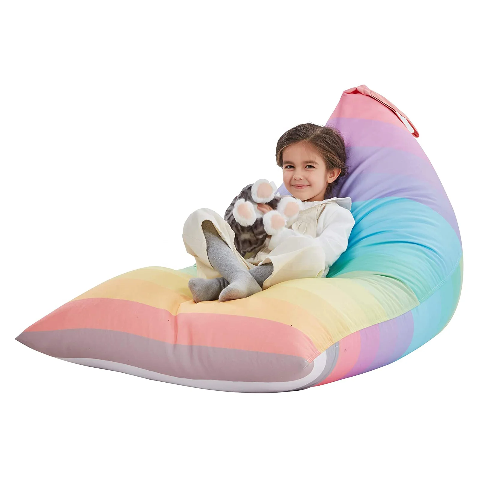 rainbow beanbag chair