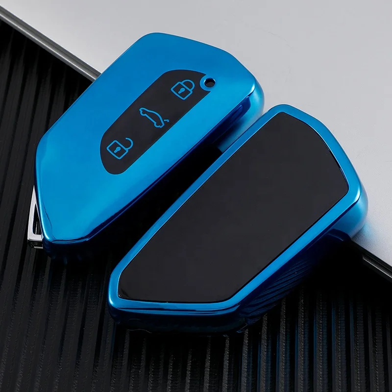 TPU Car Key Cover for Volkswagen Golf 8 Mk8  Car Key FOB Protection Cover Holder