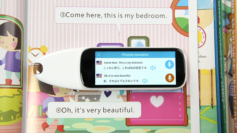 Переводная ручка для языка машина обучения цифровому сенсору считывание транслера с большим экраном Parlante Intiligente Tradutor De Voz