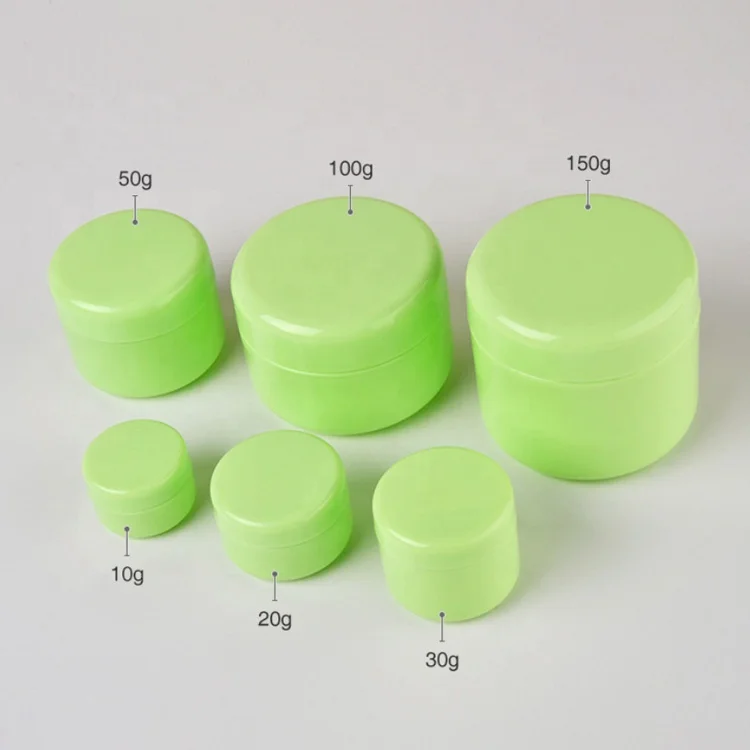 China Supplier Fashionable Custom Colors Pp Cream Jar Plastic Container For Cosmetic Cream Cosmetic Packaging Jar For Sale