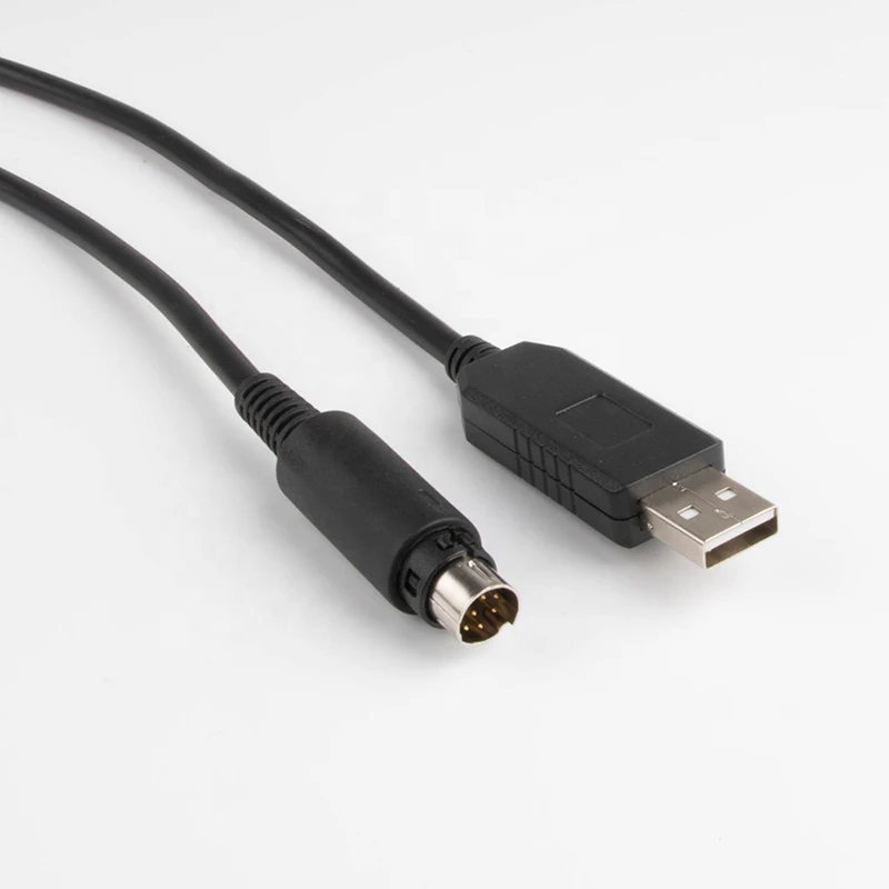 High Compatible WIN 10 FTDI FT232RL USB 2.0 a Male to MINI DIN 8 PIN Serial Adapter Date Line Cable