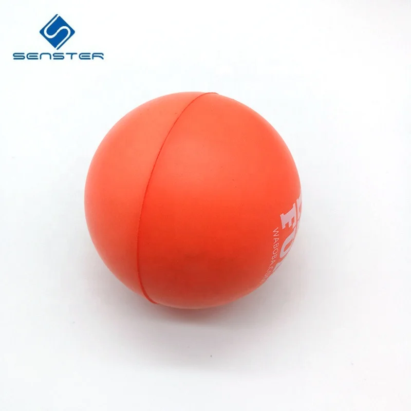 Promotional Custom logo Print PU Foam Stress Ball Anti Stress Foam Ball PU Foam Squeeze Ball