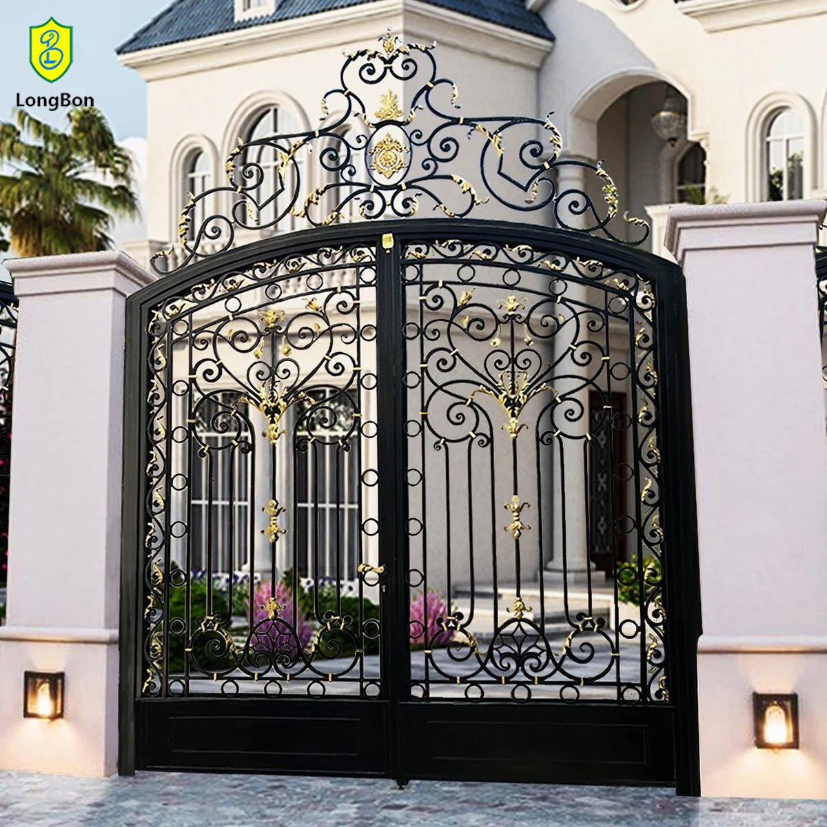 Stylish Wrought Iron Temple Main Gate Designs Main Gate Design Decorative