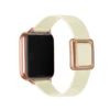 Off-white-rose gold buckle