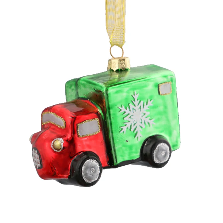 YB высокое качество фабрика оптовая продажа Популярные Изделия из плоского стекла в качестве Рождественского украшения