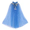 Blu (striscia di scollatura con palla di pelliccia)
