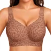 Coffee-Brown Leopard-Print