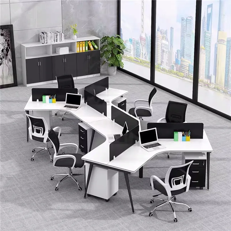 Modern Mdf Painting L Shaped Boss Ceo Manager Desk Commercial Furniture ...