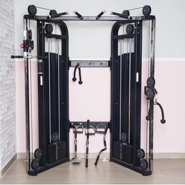 GANAS Fitness Equipment Multi Functional Multi Station Trainer Cable Crossover Smith Machine Machine for Gym