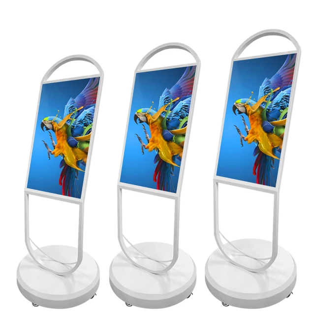 Portable Android Digital Poster LCD Advertising Players Touch Screen Monitor Movable Digital Signage Digital a Board 32