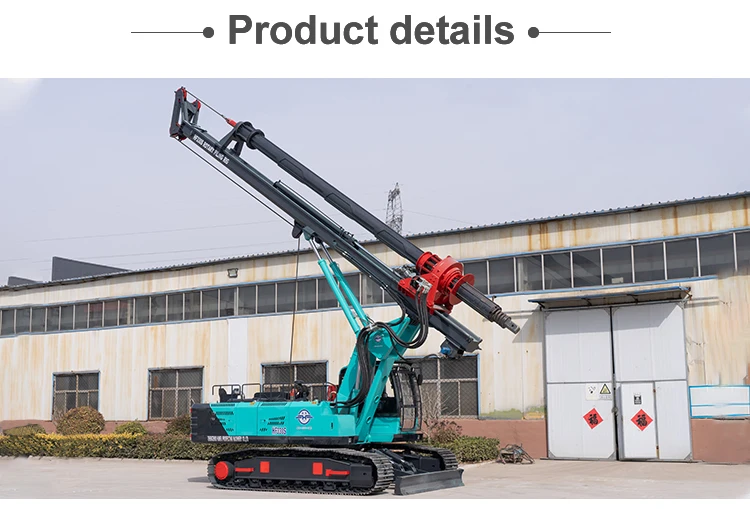 HF30+ Crawler Rotary Drilling Rig - 30m Piling Rig with 150 KN Lift ...