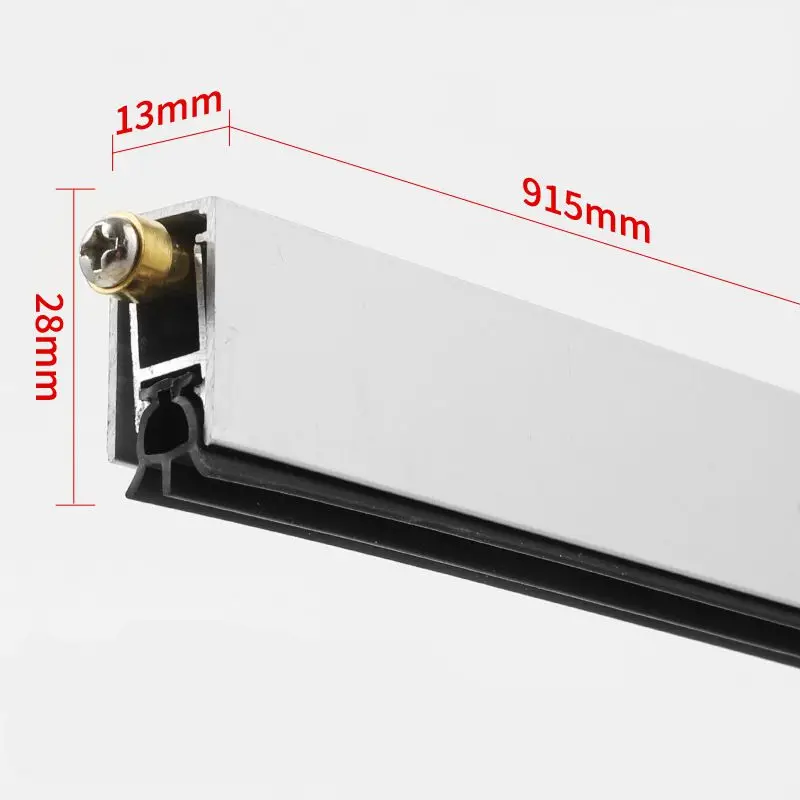 Surface Mounting Aluminum Automatic Descent Door Bottom Acoustic Door Seal Soundproof Sealing