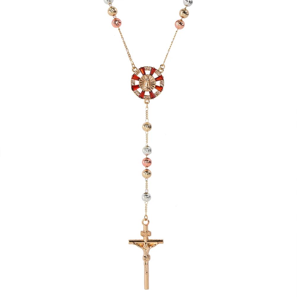 Christian Rosary,Gold Rosary Necklace 