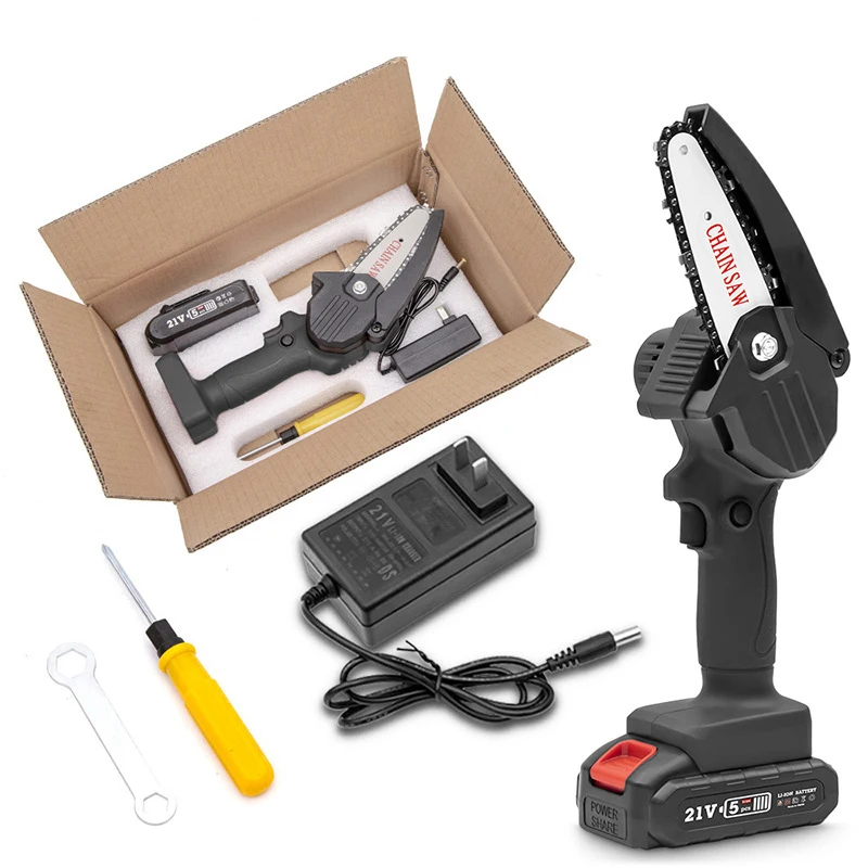 mini rechargeable lithium chainsaw