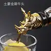 Golden rhino wine mouth