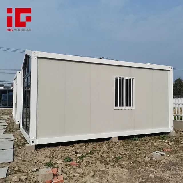 Mobile Prefabricated Prefab Wooden Color Tiny House Modular Home Portable 20Ft Container House Shipped As Whole Unit
