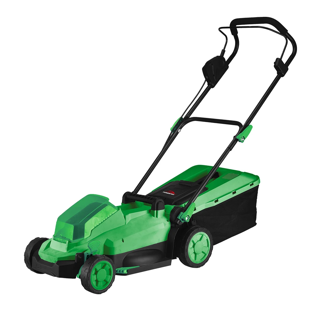 Powertec 20v Cordless Lawn Mower Lithium Garden Tools Lawn Mower Grass ...