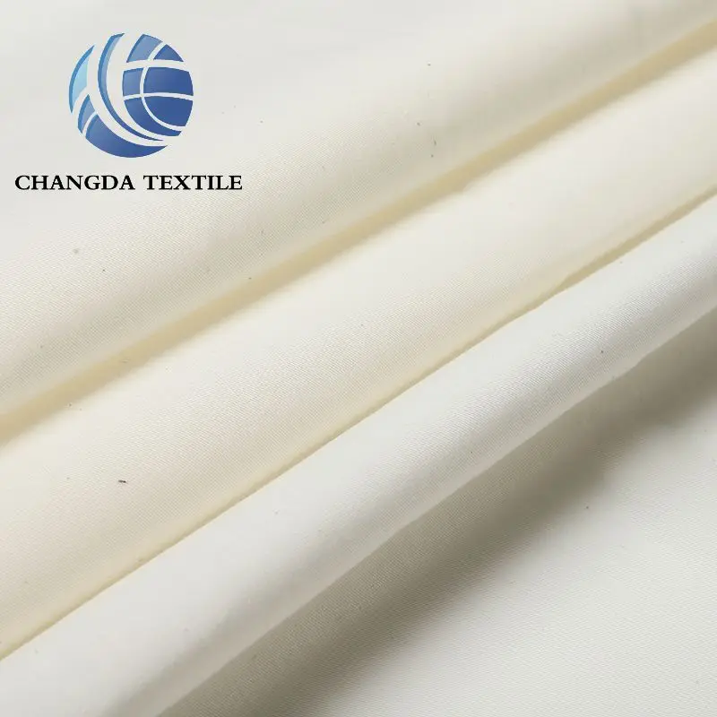 Hot Sell Plain White Combed Cotton Fabric 121Gsm Dye Printing Bleach