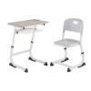 Single desk and chair [height adjustable]