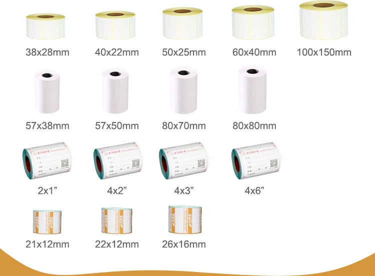 Thermal Label Roll Customized 4*6 Thermal Paper Self-adhesive Label for Logistics Transportation Label supplier