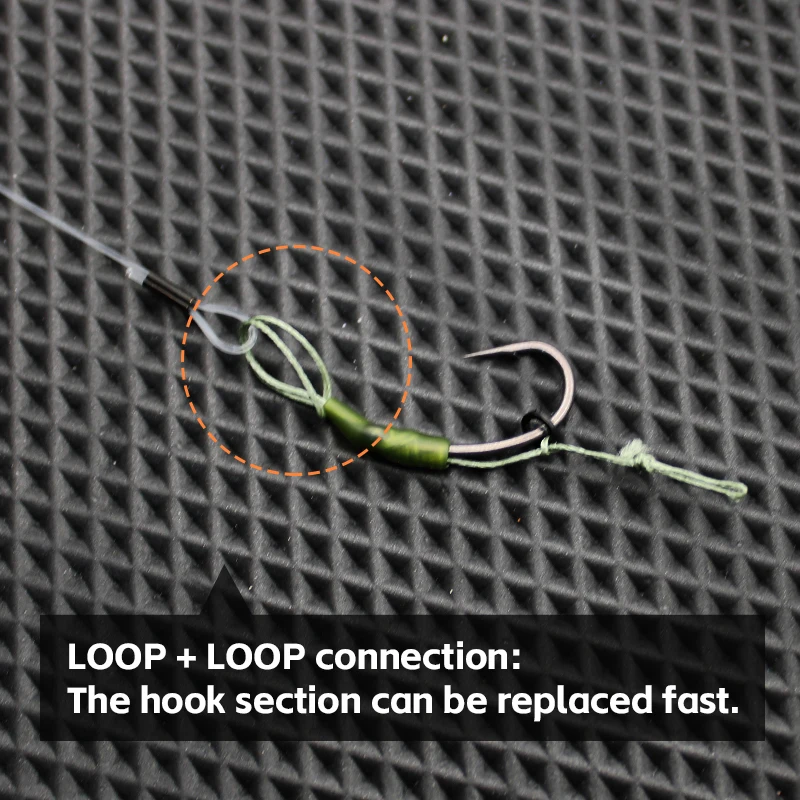 Carp Fishing Combi Rigs Looped Blow Back Rig Ready Tied Carp Rigs ...