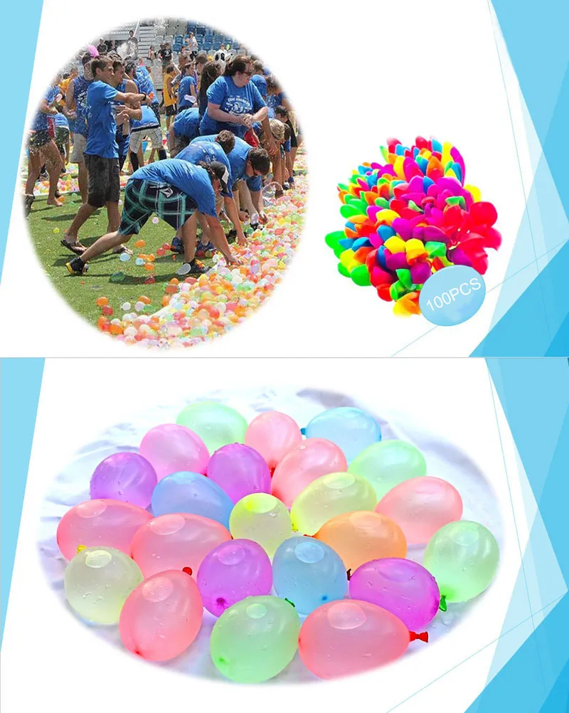 Hot Sale Water Balloons For Kids Girls Boys Balloons Set Quick Fill