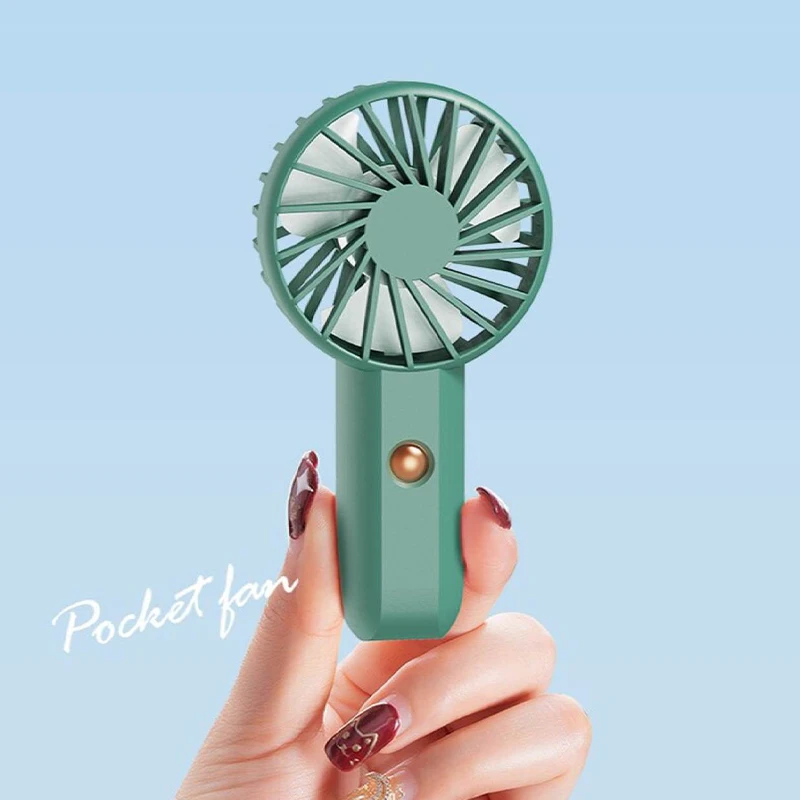 CYKE Portable Handheld Mini Small Electric Fan 3 Speed Personal Usb Chargeable Hand Fans Ventilador Mano DQ208