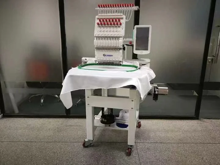 Multi Needle Used Second Hand Commercial 8head Embroidery Machine 24jeads Computer for Sale