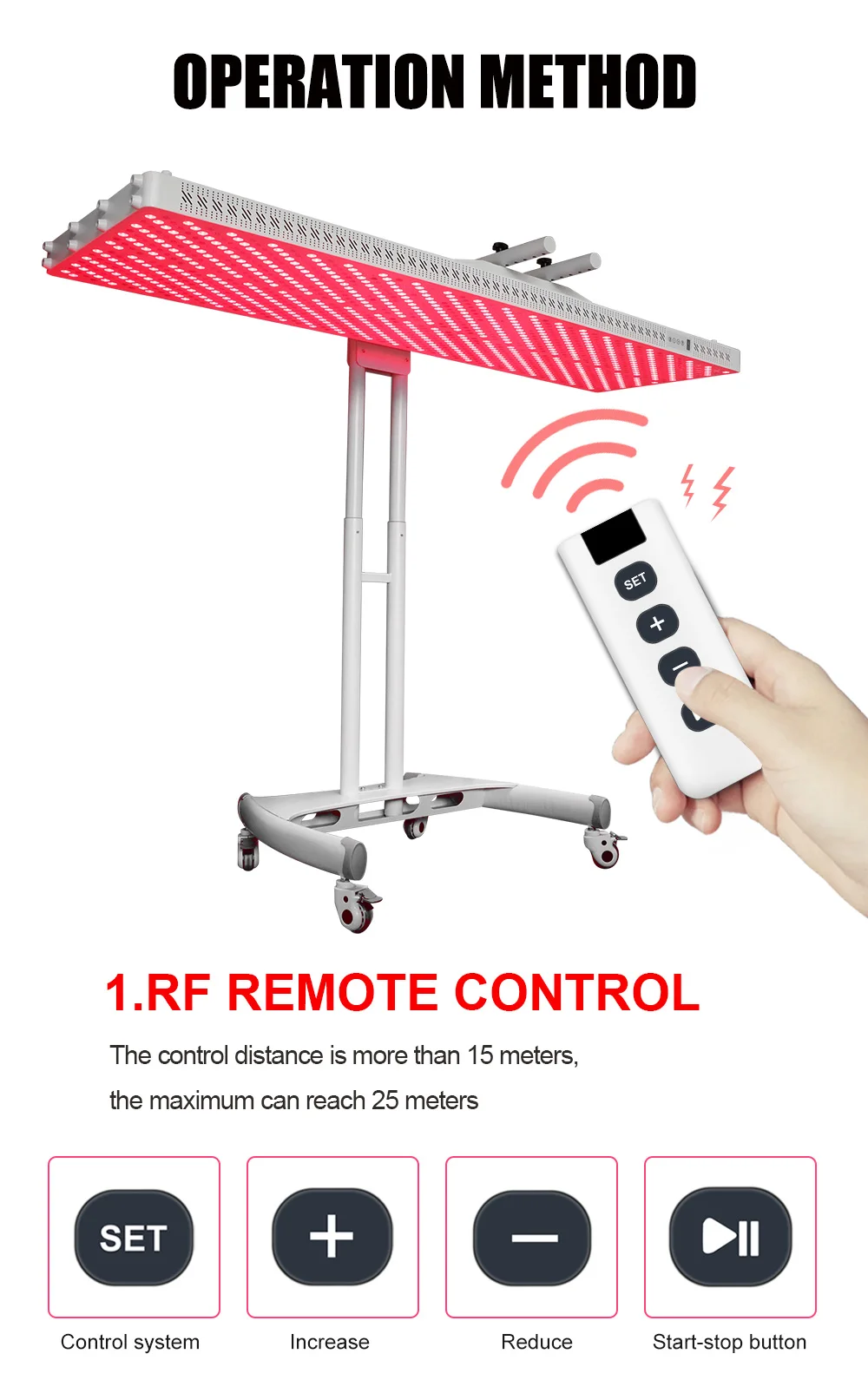 New Arrival Full Body Red Infrared Light Therapy Tanning Bed Led Red