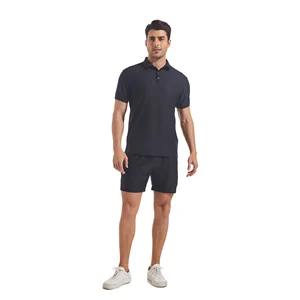 Tan Solid Short Sleeve Mens Comfortable Breathable Quick Dry for T-Shirt