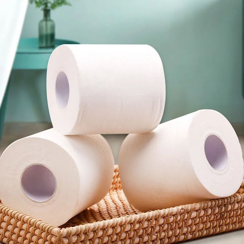 Factory Direct Selling 15/18 Gsm Toilet Tissue Roll For Commercial Use Wholesale 100 Virgin