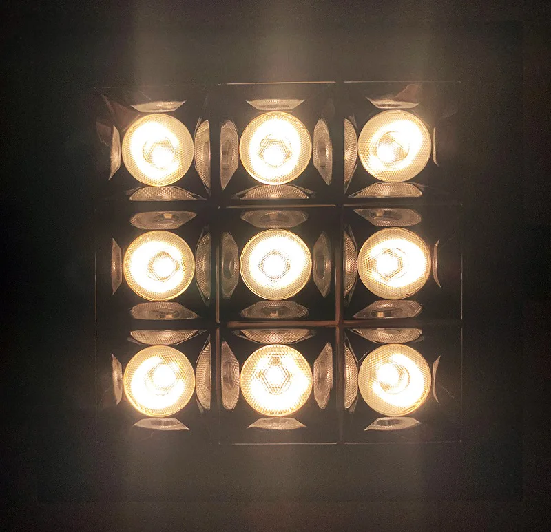 ETL LED Nuggets Recessed Downlight 9 Cells Architectural Cluster Downlight Intertek Laser Blade Inout Recessed Light