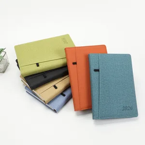 Wholesale Luxury End-of-life Diary Planner Private Label Personal A5 Hardcover Daily Notebook Weekly Monthly with logo