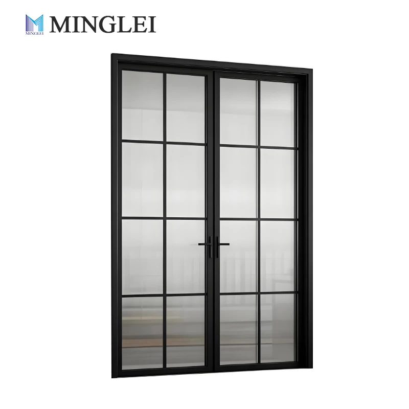 Modern Design Aluminum Door Factory- Manufactured for Hotel Projects Aluminum Alloy Material Finished Surface
