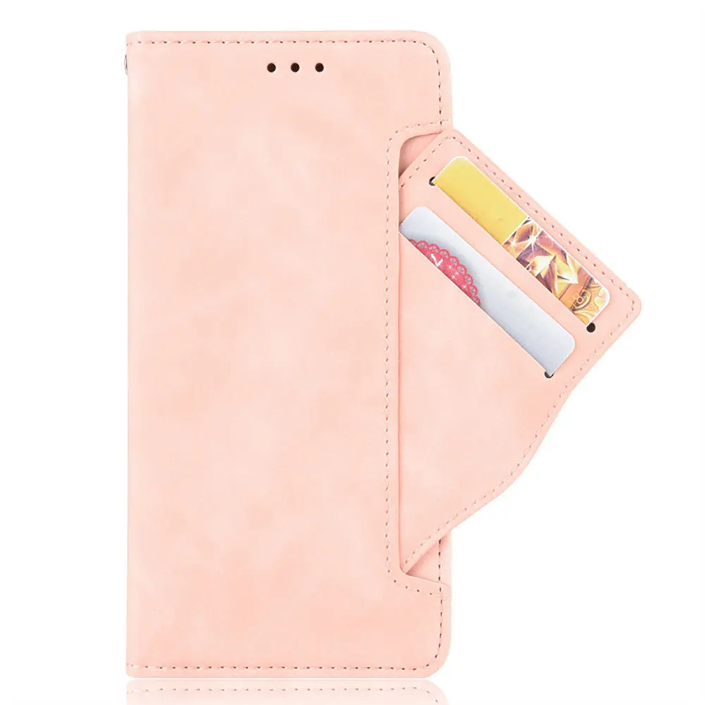 Soft PU Leather Mobile Phone Case with Two Side Card Wallet Matte Cell Phone Cover For Alcatel 1B details