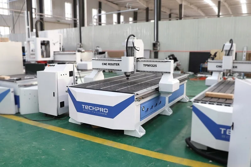 TechPro Factory Supply Good Machine 3 Axis Wood Cnc Router Woodworking Engraving Machine Wood Cutter