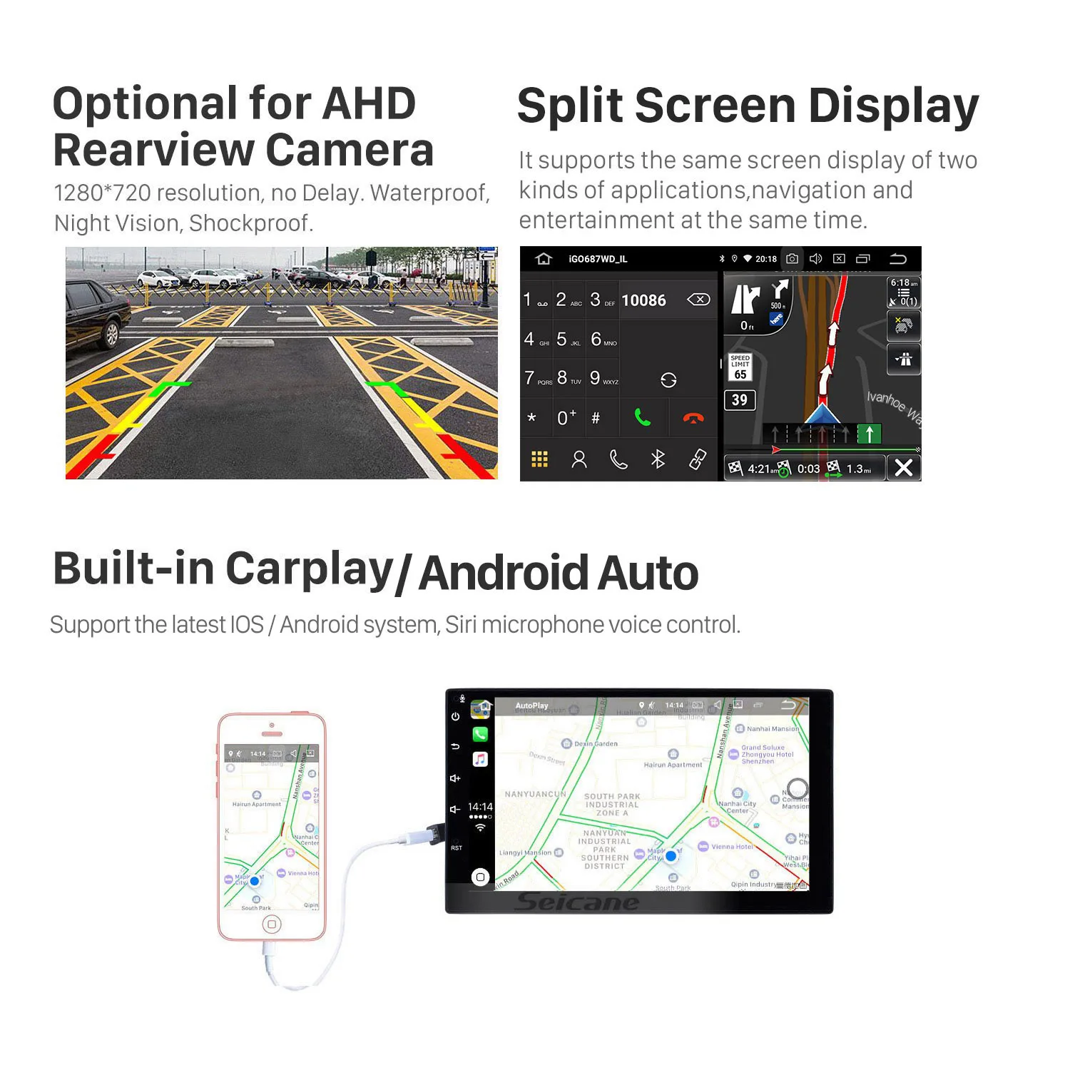 Android 11.0 10.1 Inch HD Touchscreen Car Radio GPS Navigation System WIFI Carplay Support DAB+  for 2007-2012 Lifan 520