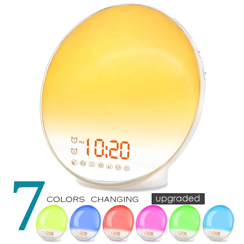 Smart Wake Up Light,Sunrise Alarm Clock For Kids Adults Bedrooms/ Buy