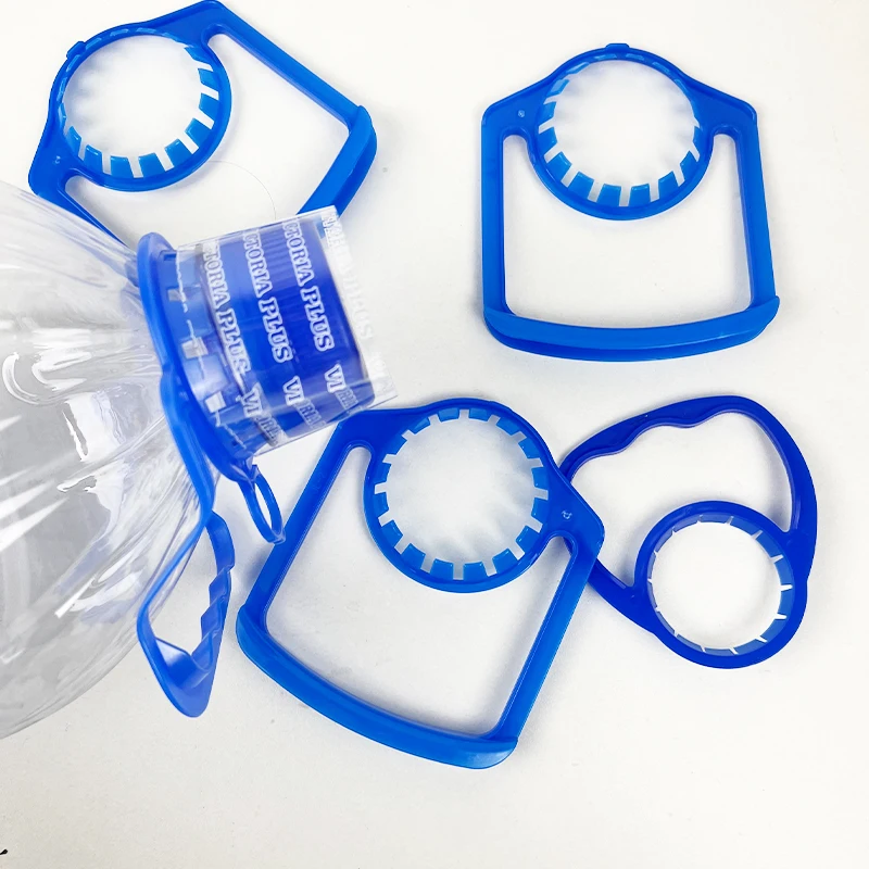 Free Samples of Plastic Water Bottle Handles PE PP Material 28mm 30mm 38mm 46mm Sizes for PET Bottles Lids & Closures