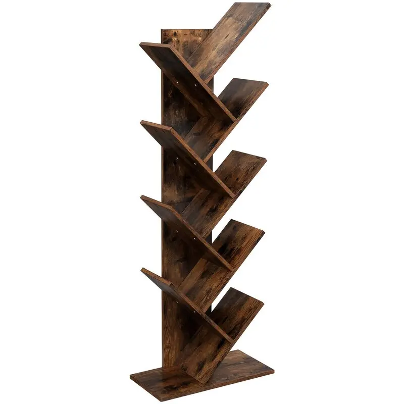 White Bookcase Bookshelf With a Unique Tree Shape Design Bookcase Wooden Bookshelf Modern Bookcase Luxury Bookshelf