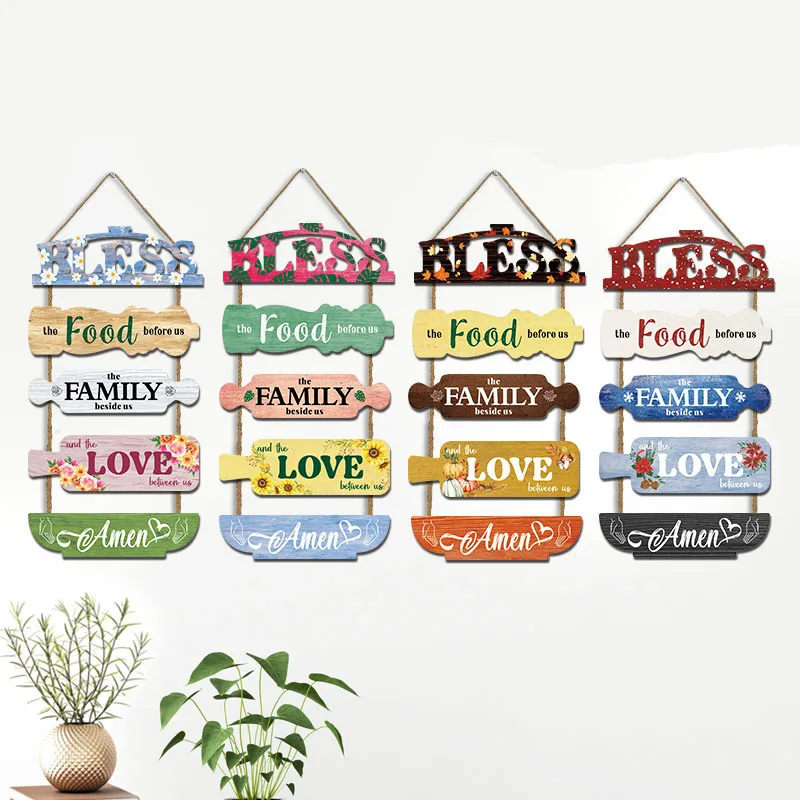 Wood Decorative Traffic Signs Craft Sign For Decoration Hanging Wall